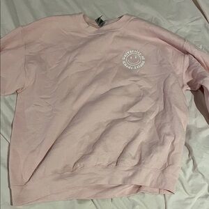 Pink Graphic Sweatshirt University Of Rhode Island